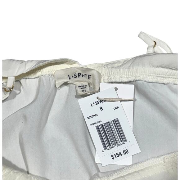 NWT! L*Space Victoria Coastal Beachy Maxi Dress in Cream - Size Small - Picture 12 of 12